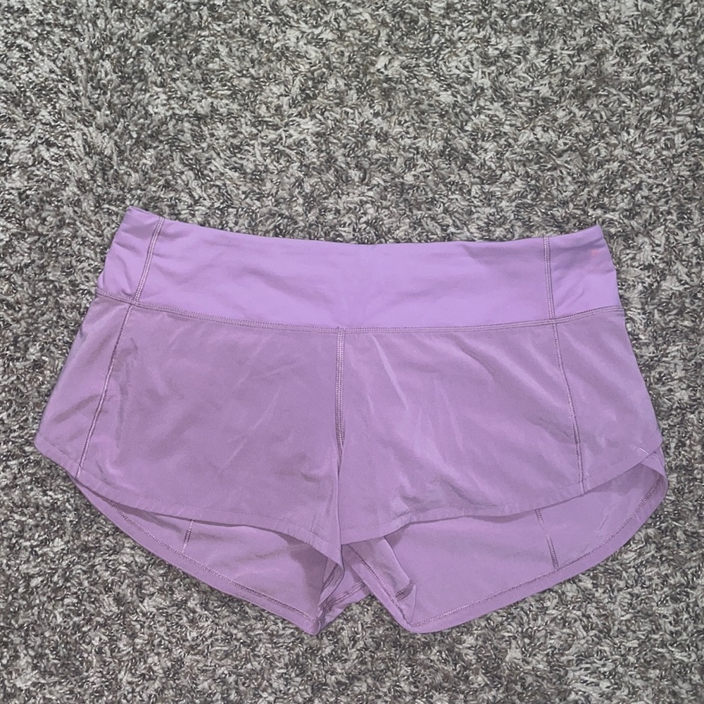 Size 6 Lululemon speed up shorts